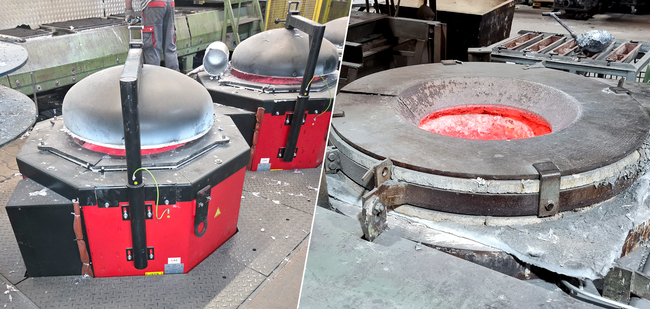 Referenzen Schmelzofen